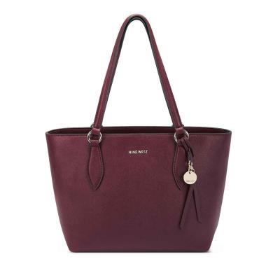 Women's Nine West Paisley Small Tote Tote Bags Claret | TUHZ61853