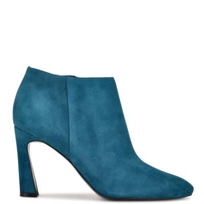 Women's Nine West Raze Dress Booties Turquoise | RMKC68901