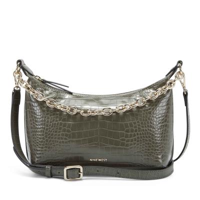 Women's Nine West Ronnie Top Zip Shoulder Bag Shoulder Bags Snake | EMZU38710