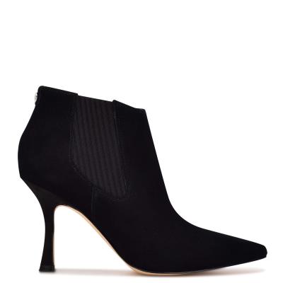 Women's Nine West Sofia Dress Booties Black | XQKC32684