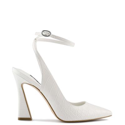 Women's Nine West Tabita Ankle Strap Dress Pumps Beige | IDHZ05714