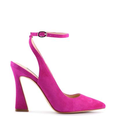 Women's Nine West Tabita Ankle Strap Dress Pumps Pink | NMQA97325