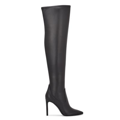 Women's Nine West Tacy Over The Knee Boots Black | PCWS15430