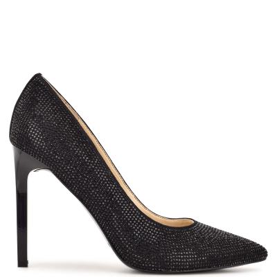 Women's Nine West Tatiah Dress Pumps Black | KBUR62391