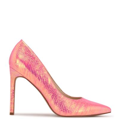 Women's Nine West Tatiana Pointy Toe Pumps Pink | UGIF18352