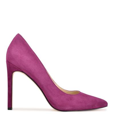 Women's Nine West Tatiana Pointy Toe Pumps Purple | WLSU54702