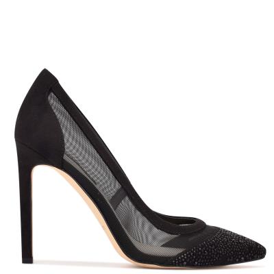 Women's Nine West Tayen Dress Pumps Black | HZWT16025