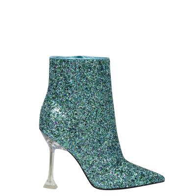 Women's Nine West Tonight Dress Booties Turquoise | MEYR52631