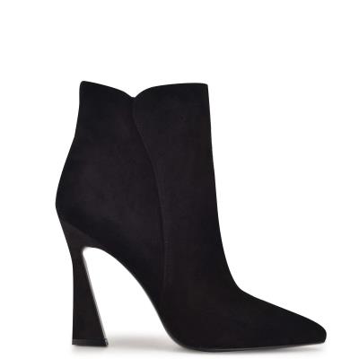 Women's Nine West Torrie Dress Booties Black | FSIQ80621